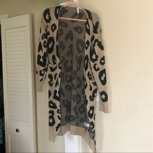 Leopard cardigan